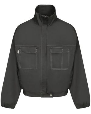 Carrera Contrast-Stitch Chest-Pocket Jacket - Black