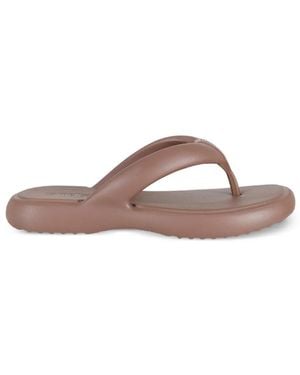 Melissa Logo-Embossed Thong Sandals - Brown
