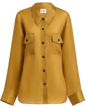 KHAITE Matteo Top In Dijon - イエロー