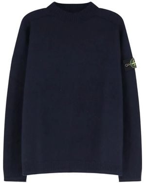 Stone Island Long-Sleeves Jumper - Blue