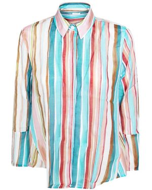 Robert Friedman Camisa A Rayas - Blanco