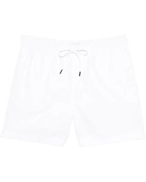 Calvin Klein Drawstring Swim Shorts - White