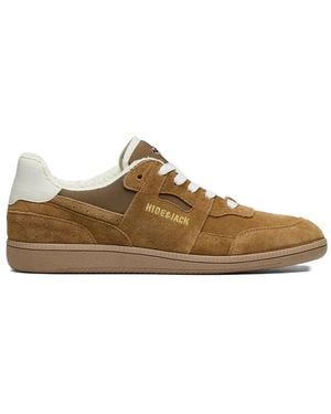 HIDE & JACK Shaggy Panelled Trainers - Brown