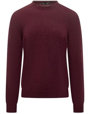 FILIPPO DE LAURENTIIS Crew-Neck Jumper - Purple