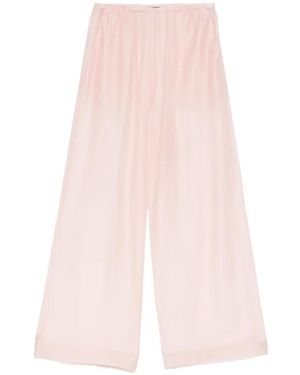 Cynthia Rowley Salina Sheer Pants - Pink