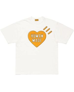 Human Made Heart-Logo Cotton T-Shirt - White