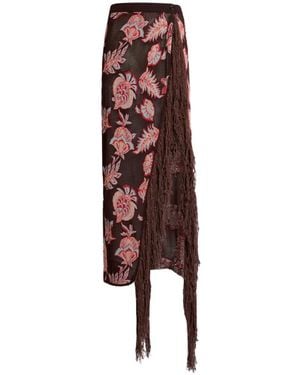 Etro Maxi Skirt - Red