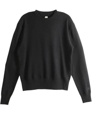 TOTEME Ribbed Crew-Neck Jumper - Black