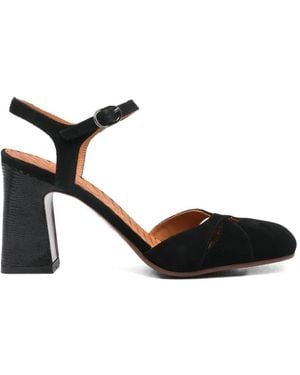Chie Mihara Oidina Criss-Cross Ankle-Strap Court Shoes - Black
