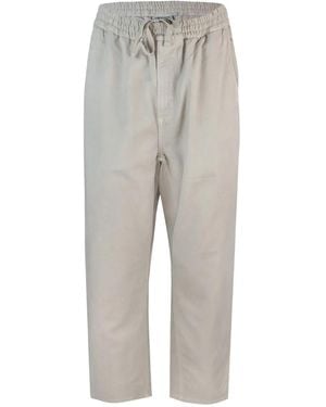 Carhartt Flint Elasticated-Waist Twill Pants - Gray