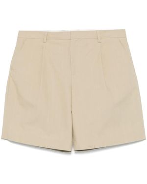 A.P.C. Pleat-Detail Shorts - Natural