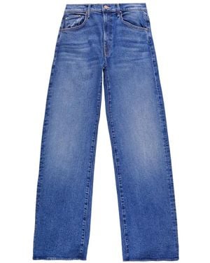 Mother Buttoned Jeans - Blue