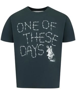 One Of These Days Camiseta Barbed - Azul