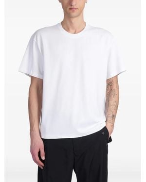 Attachment T-Shirt À Patch Logo - Blanc