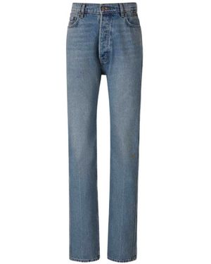 Rhude Jean Droit À Logo Brodé - Blue