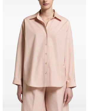 Peserico Pleated-Back Shirt - Pink