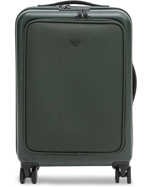 Emporio Armani Maleta con placa del logo - Verde
