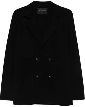 Tagliatore Willy Double-Breasted Jacket - Black