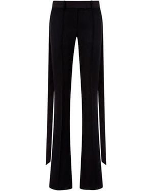The Attico Belt Loops Trousers - Black