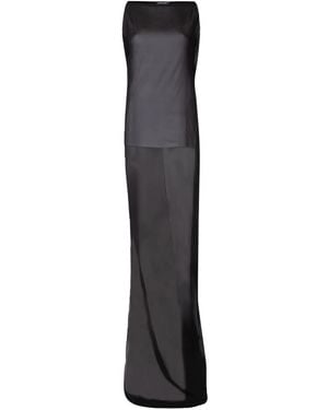 Jacquemus Abito Lungo La Robe Ameno - Blu