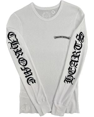 Chrome Hearts T-Shirt Con Logo - Grigio