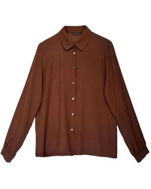 Laura Urbinati Long-Sleeve Shirt - Brown