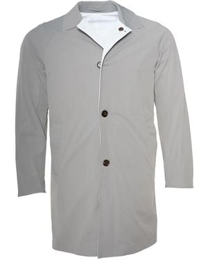KIRED Reversible Buttoned Overcoat - Grey