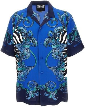 Versace Jeans Couture Printed Shirt - Blue