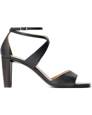 Lemaire Ankle Strap Cross Sandals - White