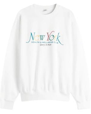 Sporty & Rich Crew-neck Graphic Sweatshirt - ホワイト