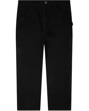 South2 West8 Double-Knee Trousers - Black