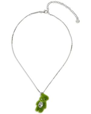 YVMIN Artificial Pendant Necklace - White