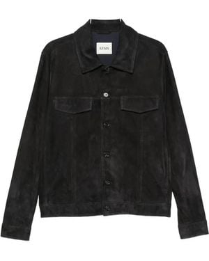 Arma Daniel Suede Jacket - Black
