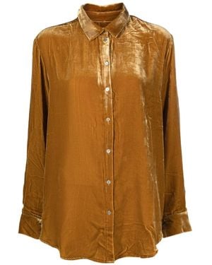 Asceno London パジャマシャツ - ブラウン