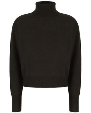 Vanisé Roll-Neck Cashmere Jumper - Black