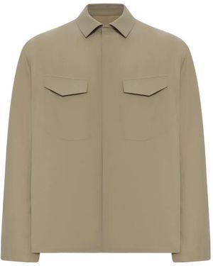 Veilance Flap-Pocket Shirt - Natural