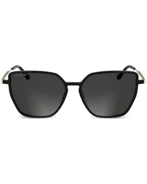 Lacoste Geometric-Frame Sunglasses - Nero