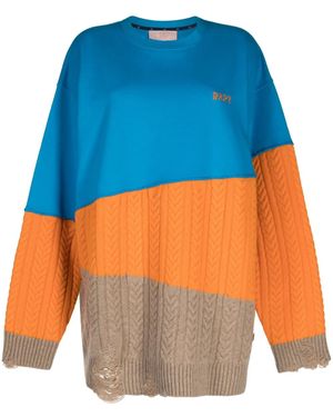 BAPY BY *A BATHING APE® Sudadera con diseño colour block - Azul