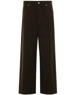 sunflower Wide-Leg Corduroy Pants - Black