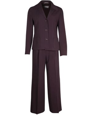 Max Mara シングルスーツ - パープル