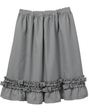 Comme des Garçons Jupe Mi-Longue À Motif Pied-De-Poule - Grey
