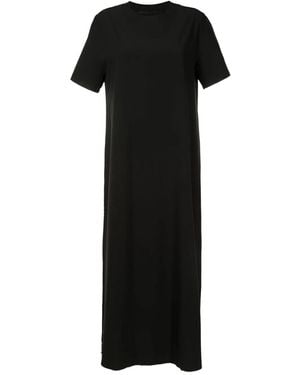 Osklen Superlight T-Shirt Maxi Dress - Black