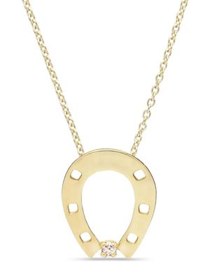 Aliita Horseshoe Halskette Mit Diamant - Mettallic