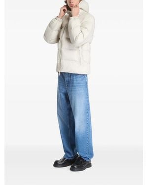 Calvin Klein Padded Hooded Jacket - Blue