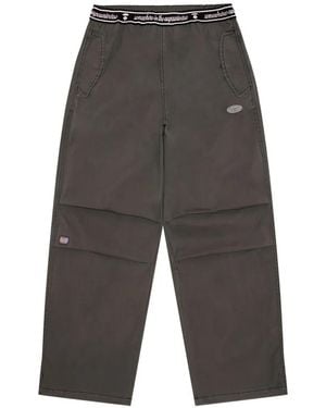Aape By A Bathing Ape Logo-Patch Trousers - Grey