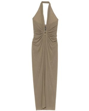 Fisico Gathered Ring Dress - Natural