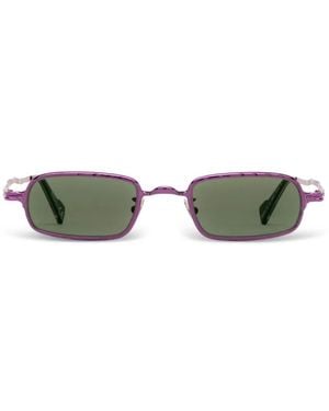 Kuboraum Rectangle-Frame Sunglasses - Green