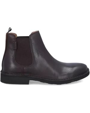 Polo Ralph Lauren Leather Chelsea Boots - Black