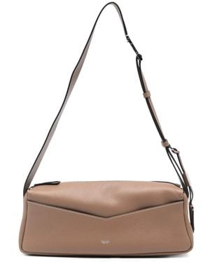 Max Mara Kleine Mxsaskipper Schultertasche - Natur