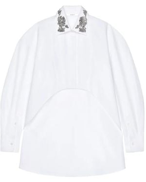 Givenchy Camicia Asimmetrica - Bianco